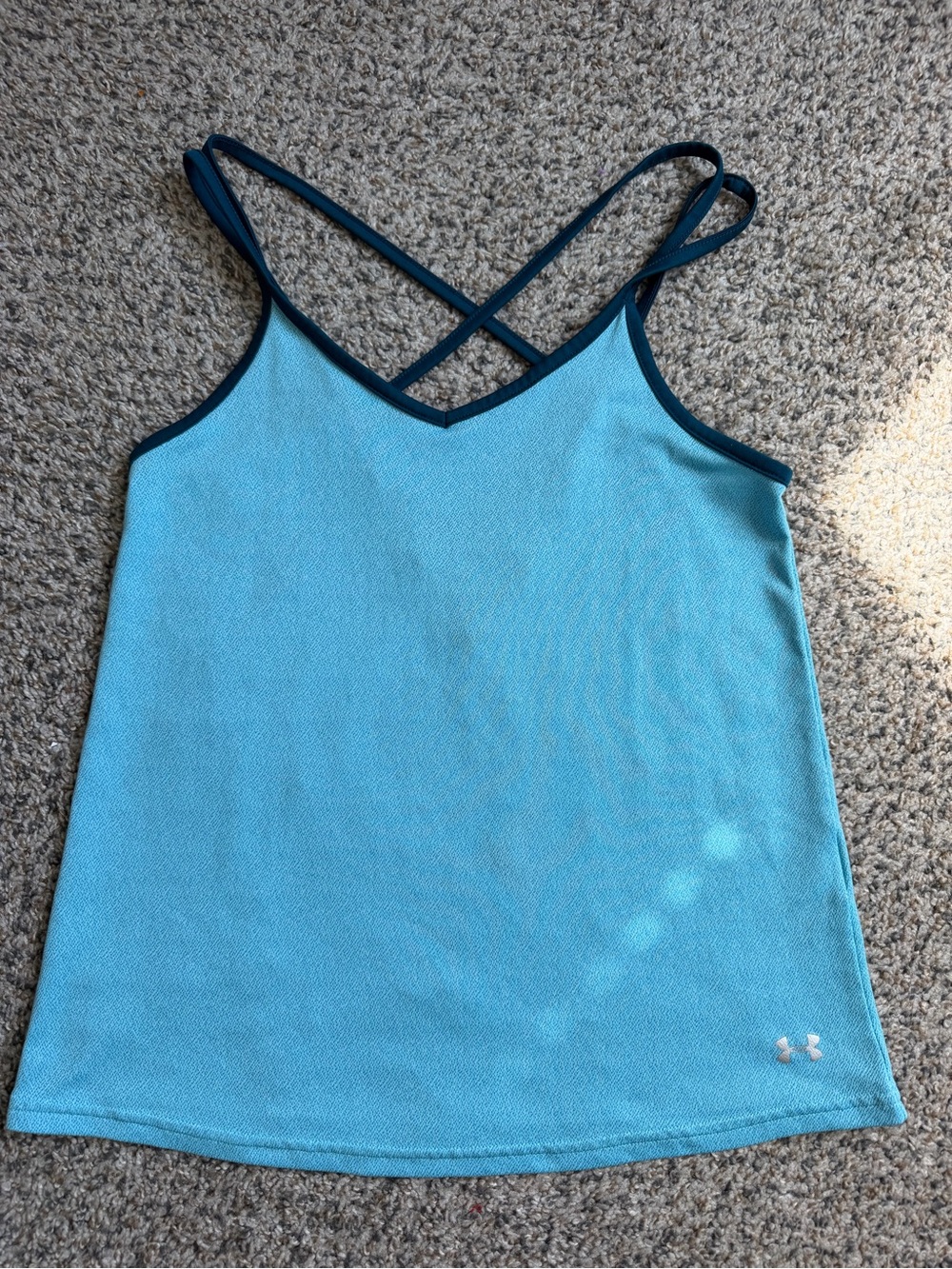 Under Armour Women’s Light Blue Crossback Tank Top